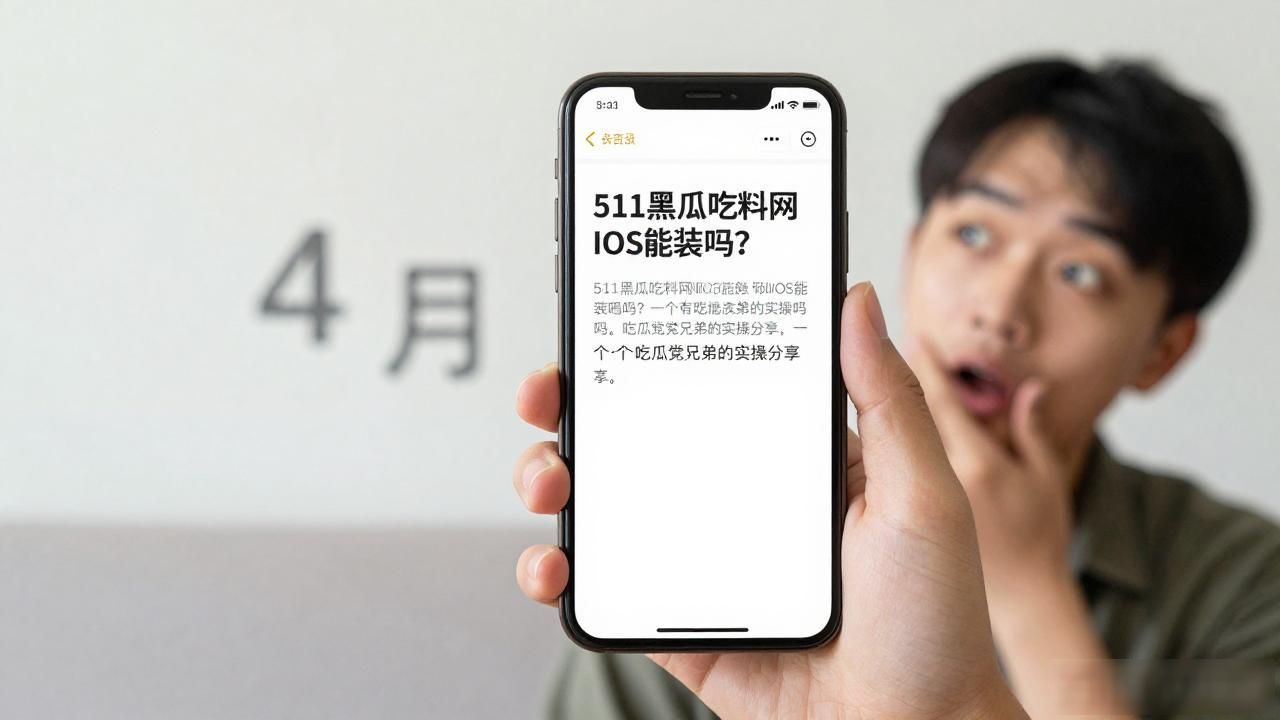 511黑瓜吃料网iOS能装吗？一个吃瓜党兄弟的实操分享